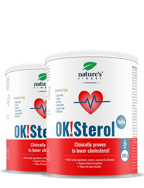 OK Sterol Forte: Natuurlijke cholesterolondersteuning met Artisjok en Kurkuma Pakket.