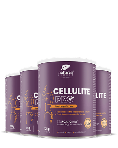 100% Cellulite PRO® van Nature's Finest | Drankje voor cellulitisvermindering | Pak van 4.